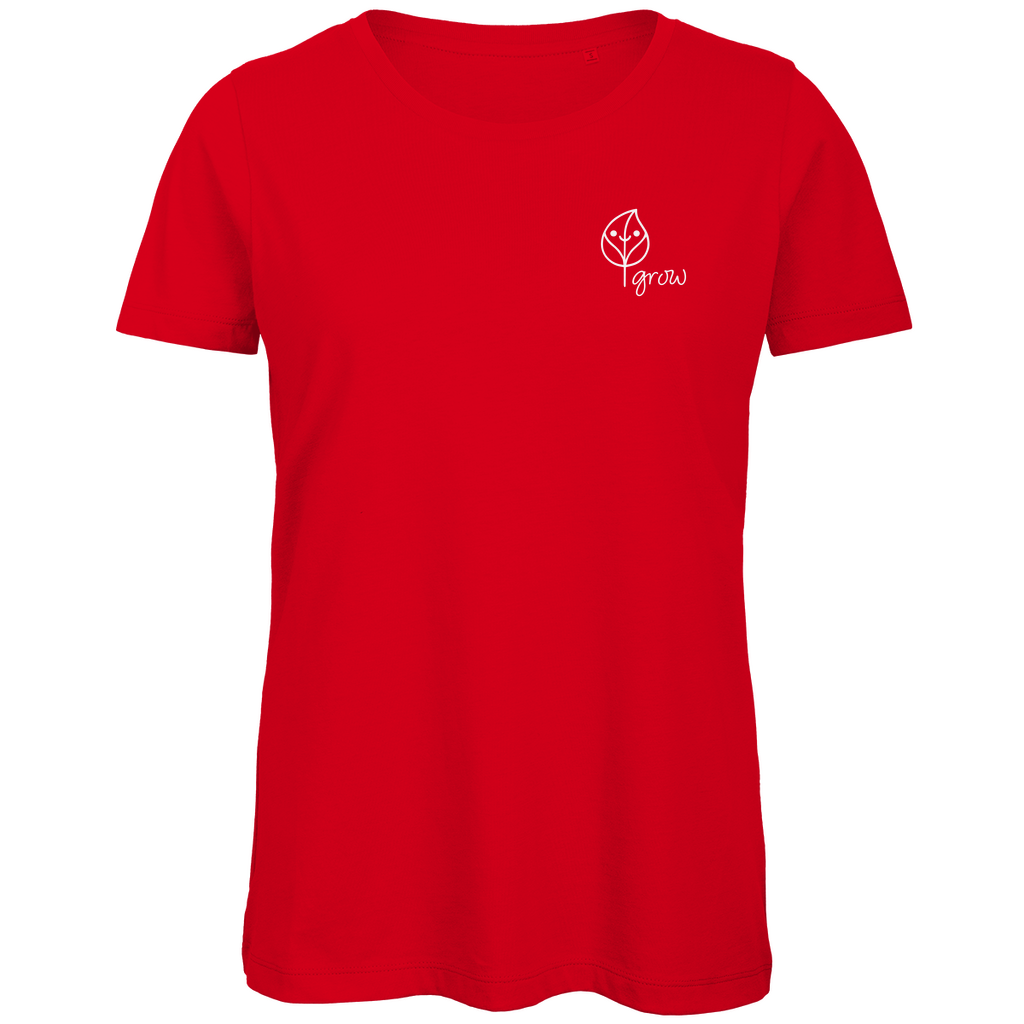 Damen PREMIUM Bio T-Shirt - Artwork in Red