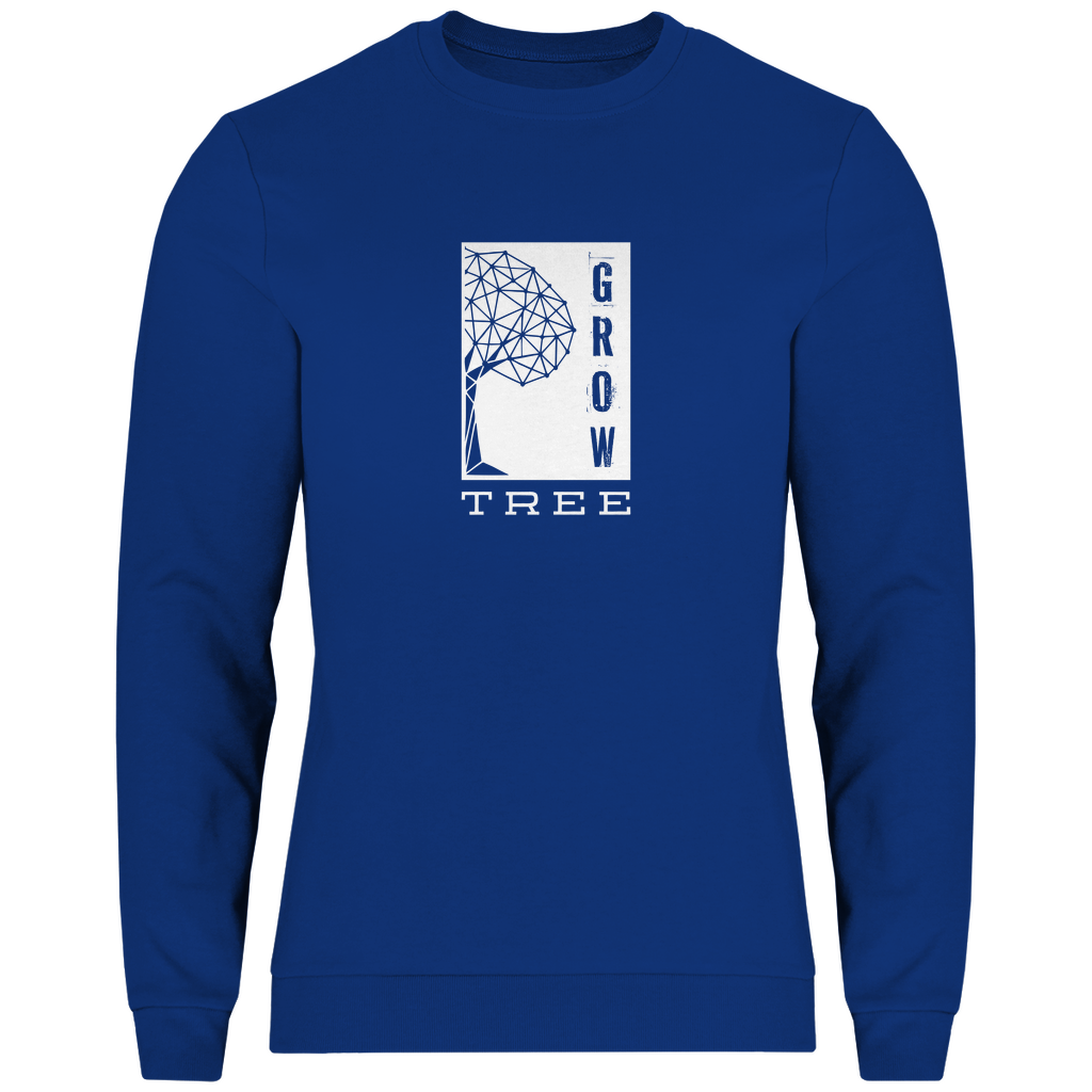 Herren BASIC Sweatshirt - GROW TREE Royal