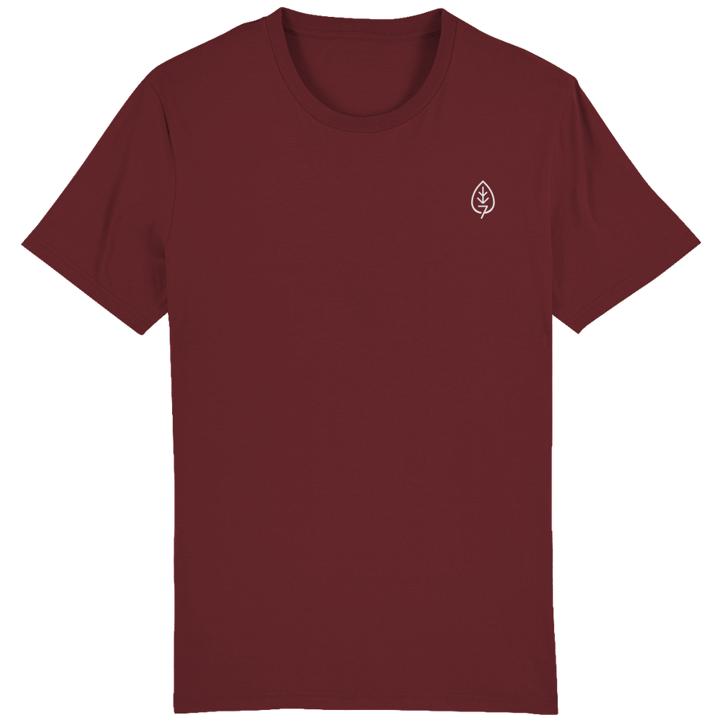 T-Shirt ORGANIC Burgundy - Artwork: awa7grow