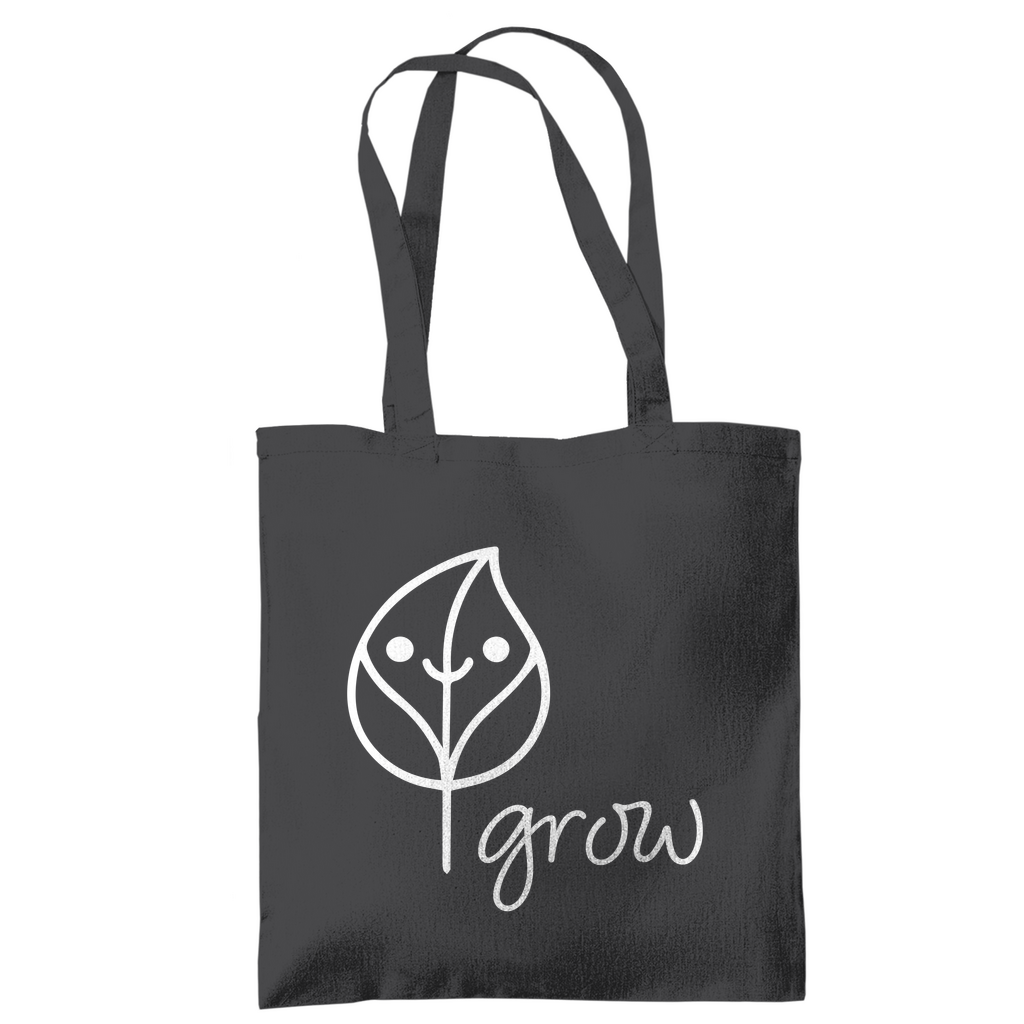 Tragetasche - Artwork: Flora Graphite Grey
