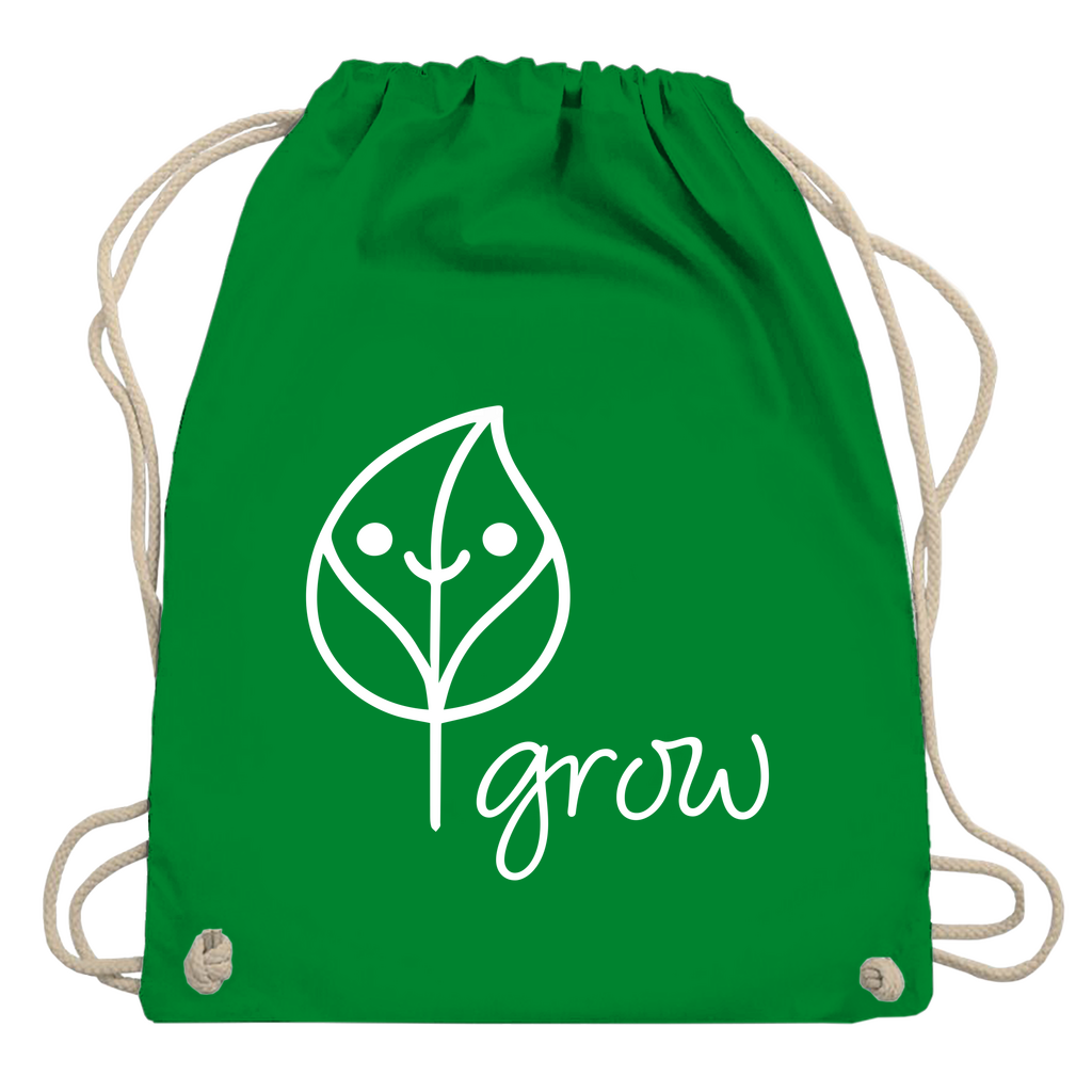 Turnbeutel Kelly Green - Artwork: Flora