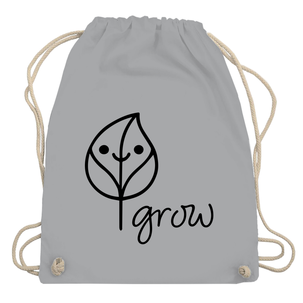 Turnbeutel Light Grey - Artwork: Flora