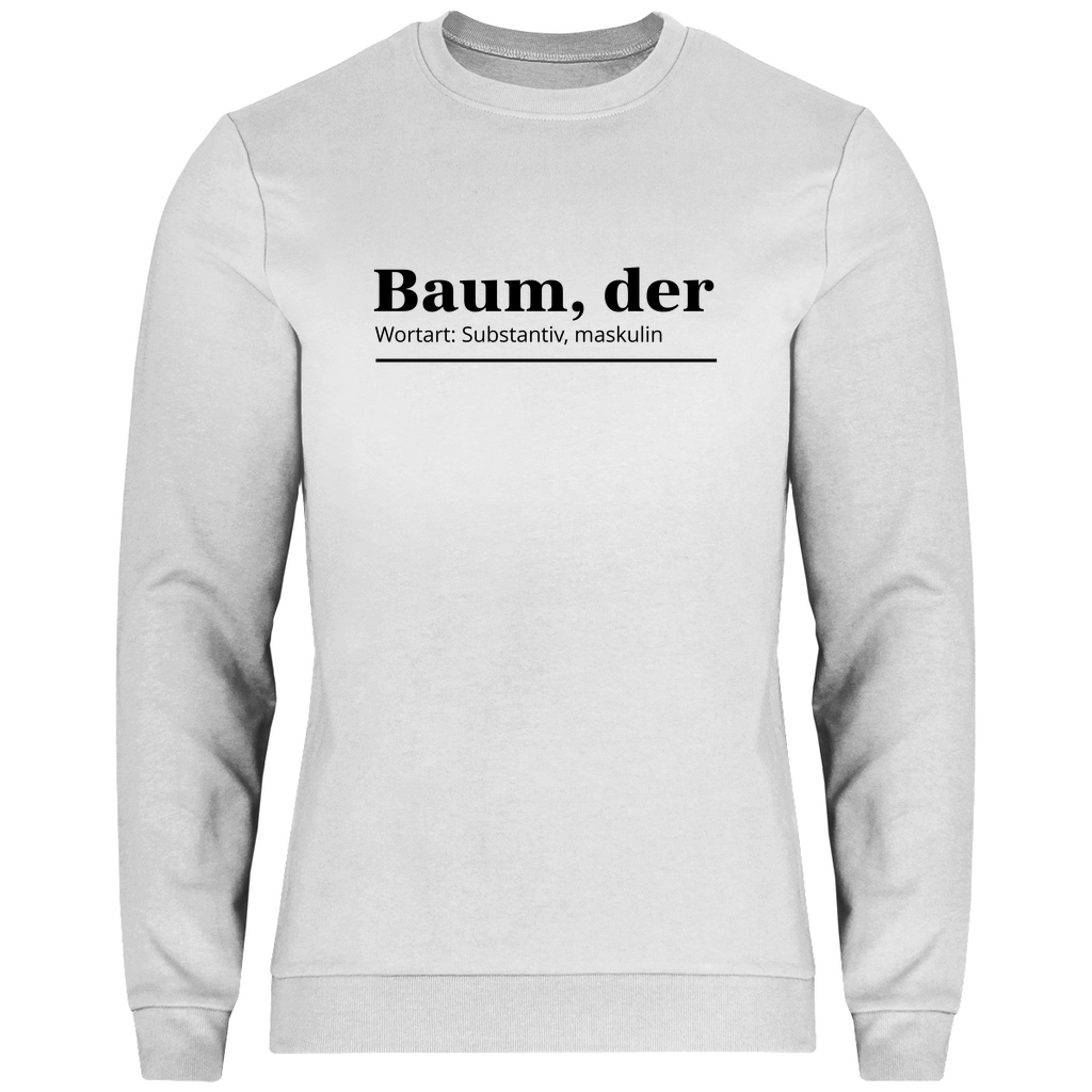 Herren BASIC Sweatshirt  - Artwork: Baum, der...