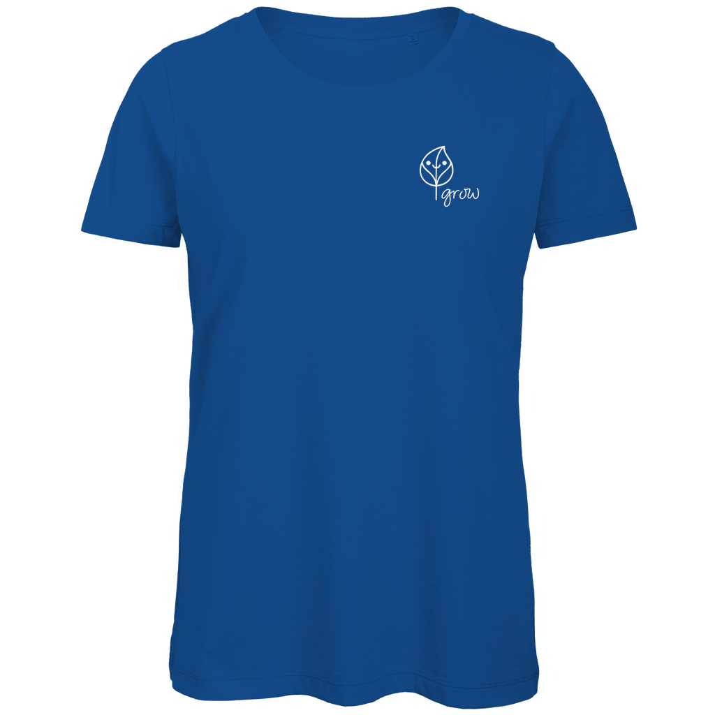 Damen PREMIUM Bio T-Shirt - Artwork in Royal Blue