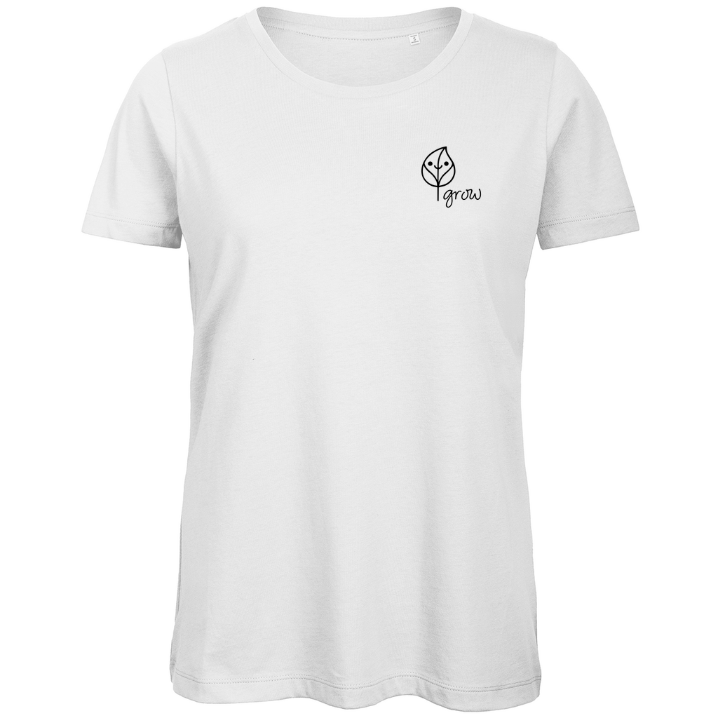 Damen PREMIUM Bio T-Shirt - Artwork in White