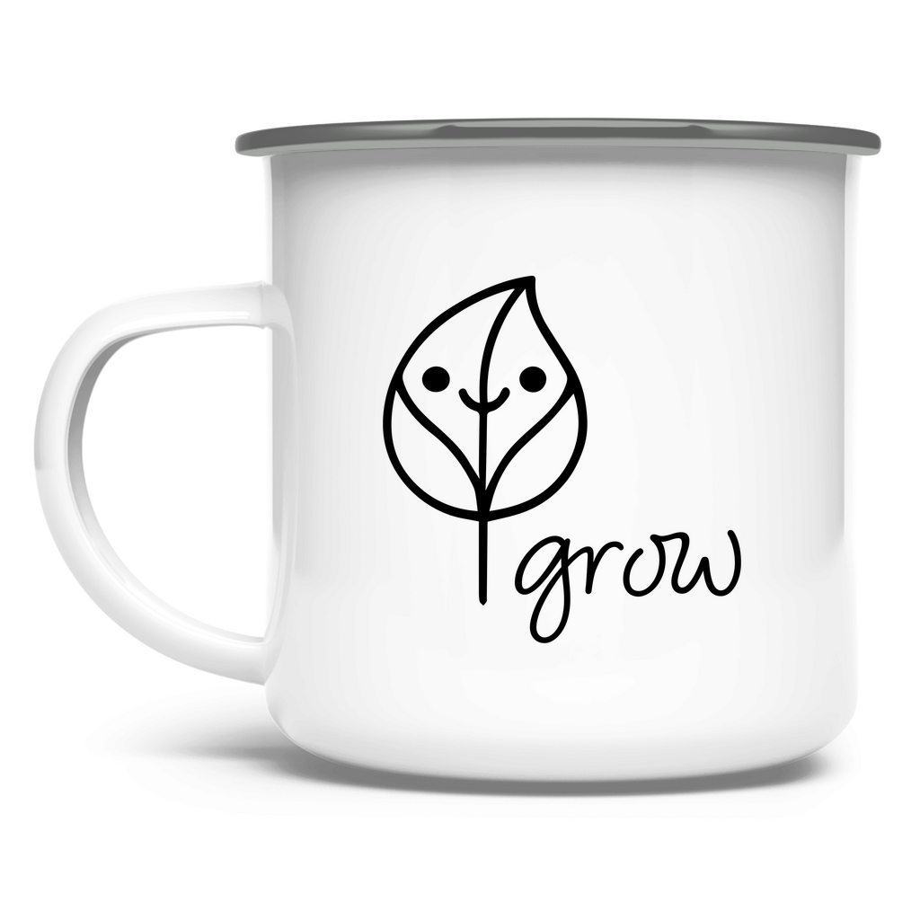 Emaille Tasse - Artwork: Flora Silver