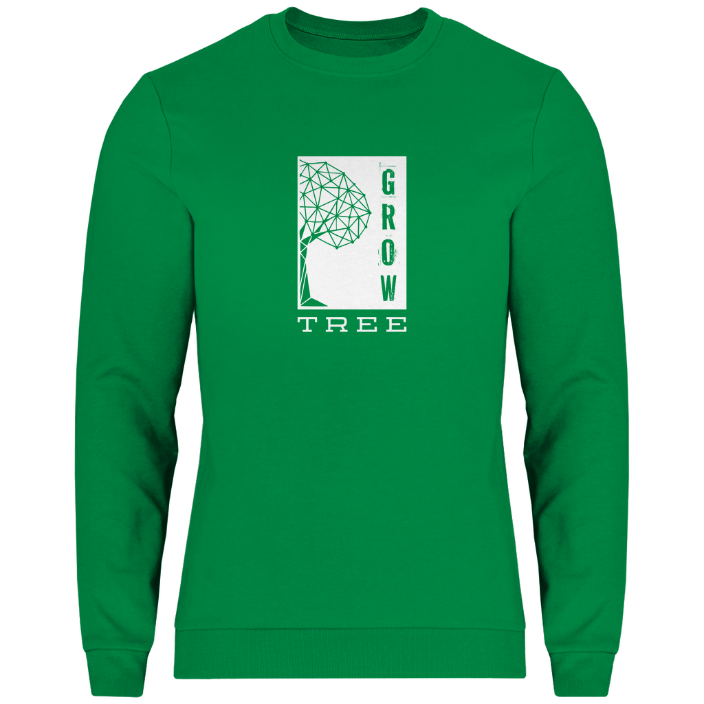 Herren BASIC Sweatshirt - GROW TREE Kelley Green