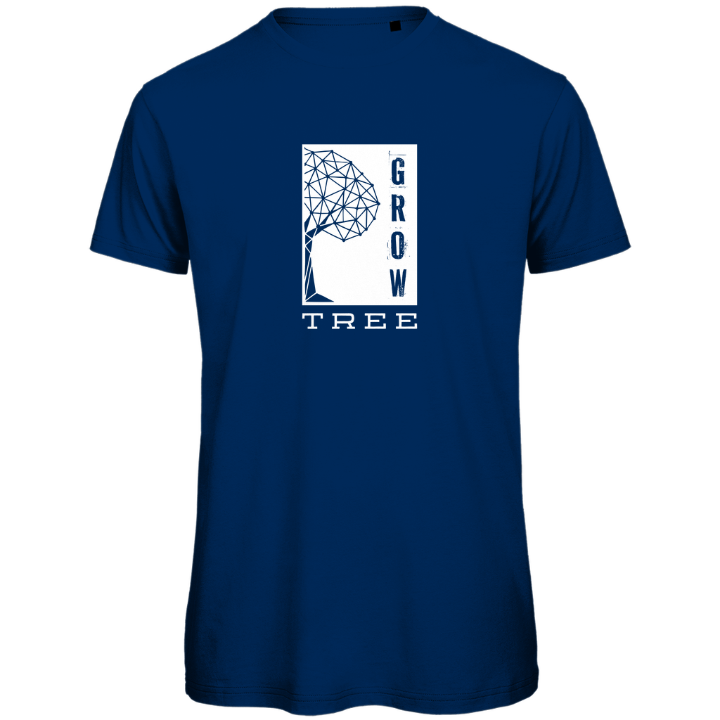 Herren PREMIUM Bio T-Shirt - GROW TREE Navy