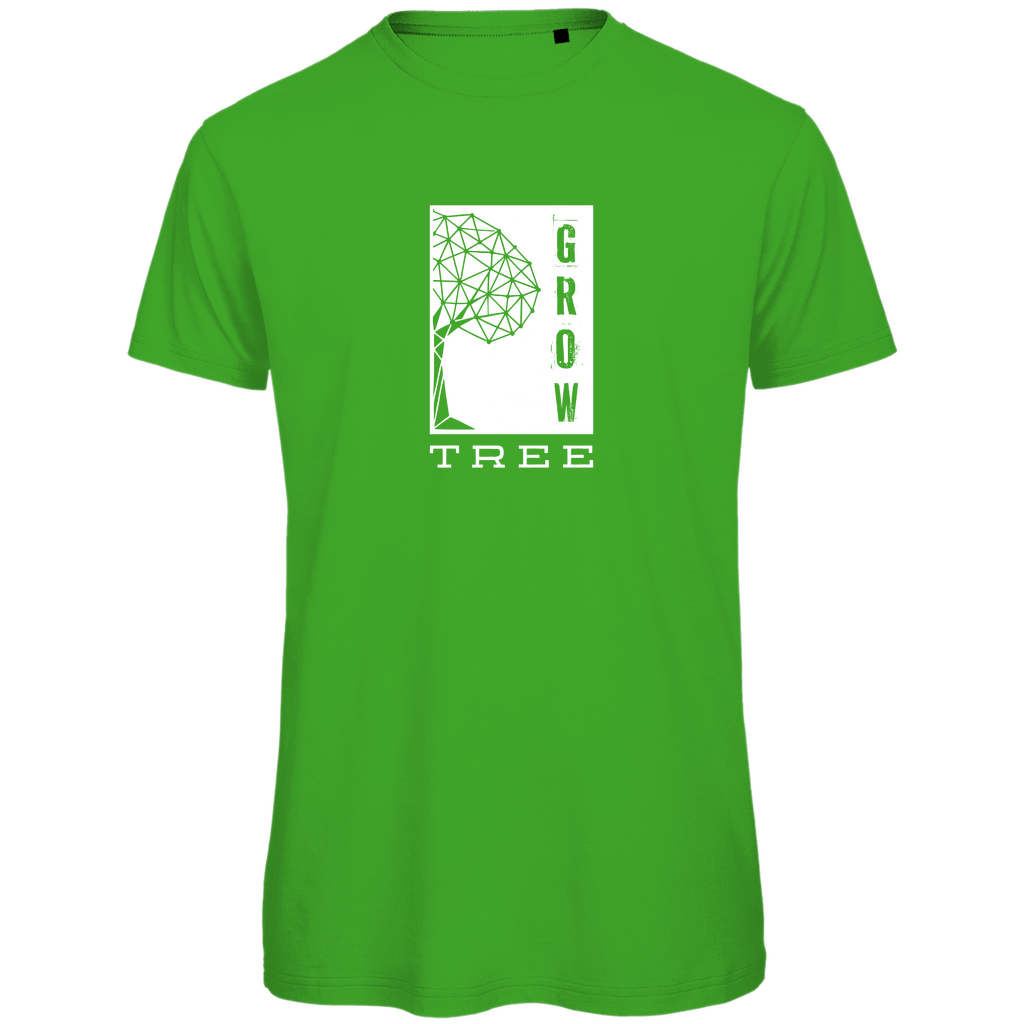 Herren PREMIUM Bio T-Shirt - GROW TREE Real Green