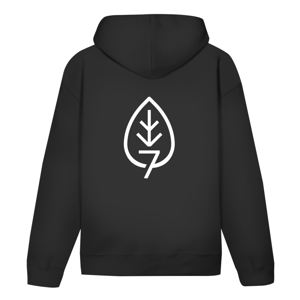 Hoodie ORGANIC - Artwork: awa7grow Black