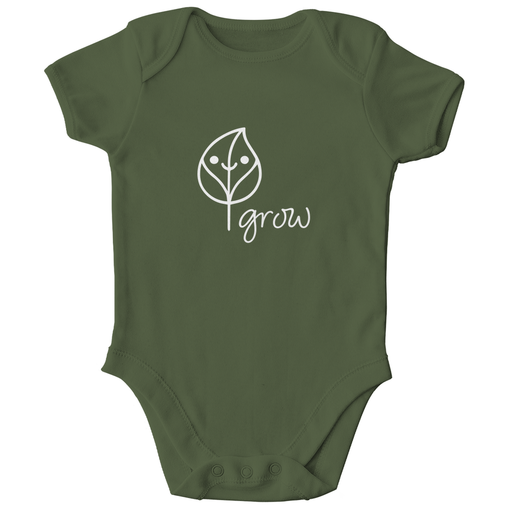 Kinder BASIC Bio Body Camouflage Green - Artwork: Flora