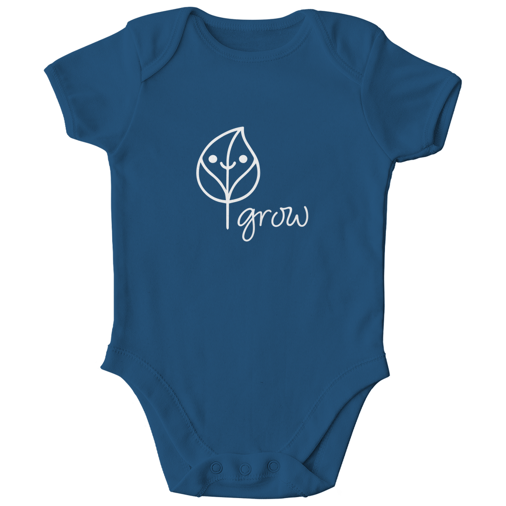 Kinder BASIC Bio Body Heather Blue Artwork Flora