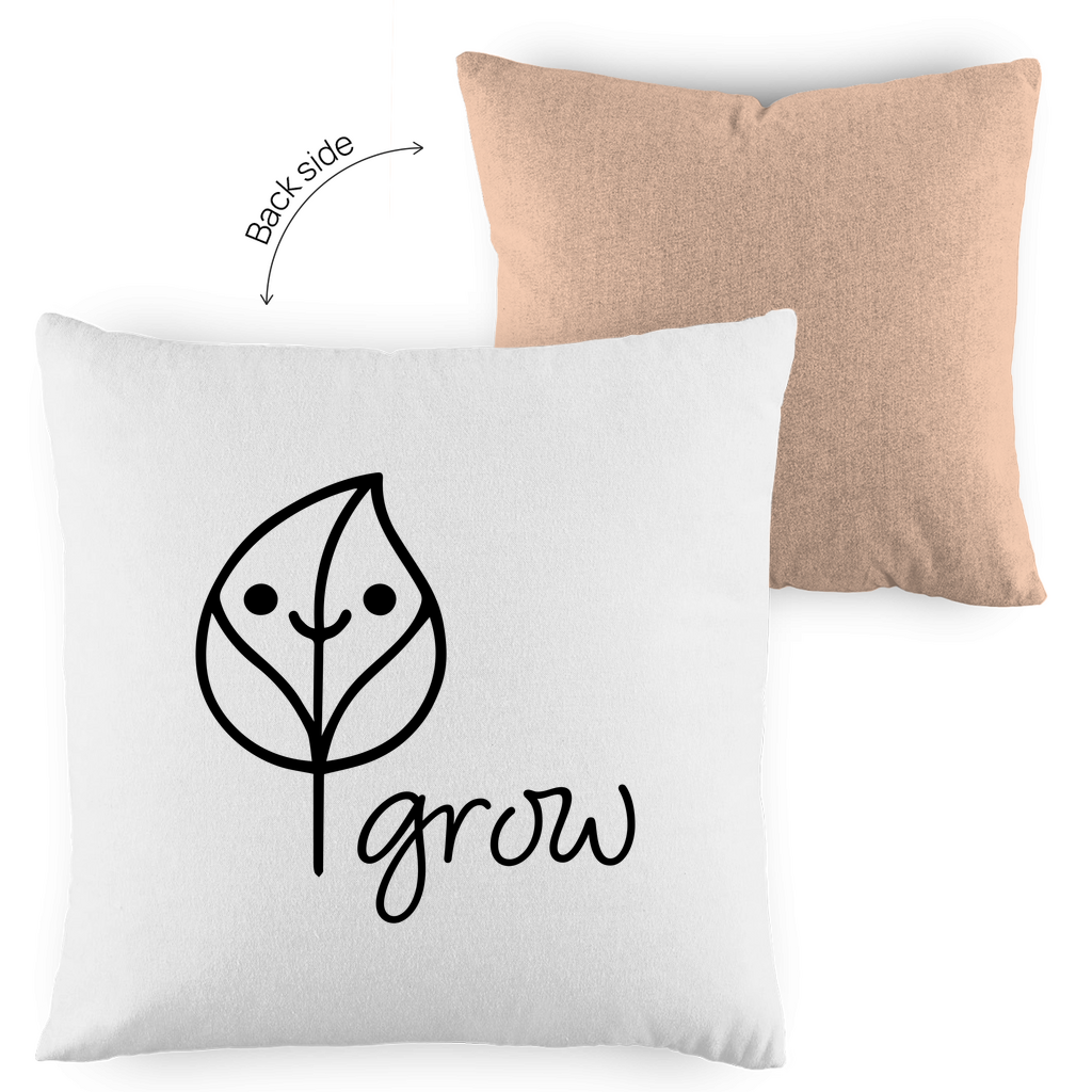 Kopfkissen - Artwork: Flora Light orange/white