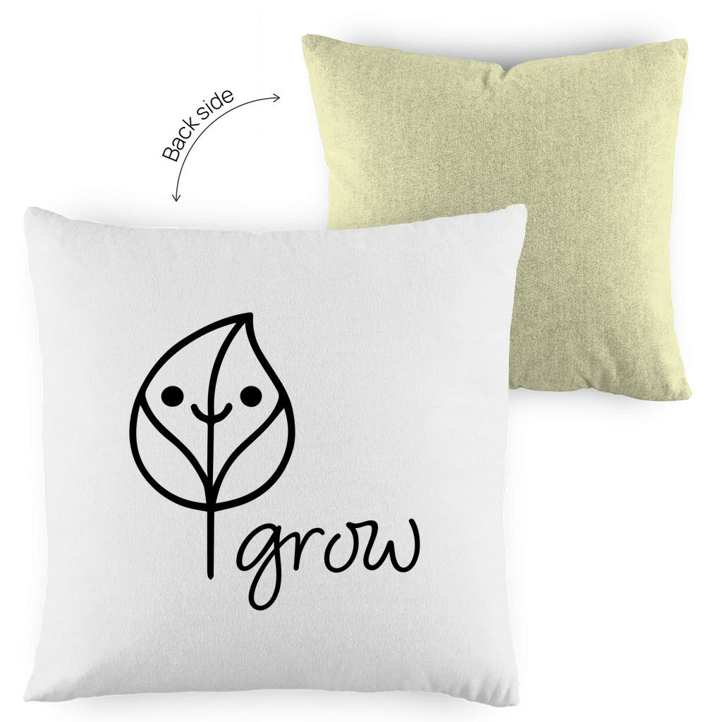 Kopfkissen - Artwork: Flora Light yellow/white